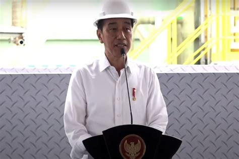 Resmikan Ekspansi Smelter Freeport Jokowi Kapasitas Bertambah Jadi