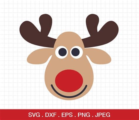 Rudolph Reindeer Svg