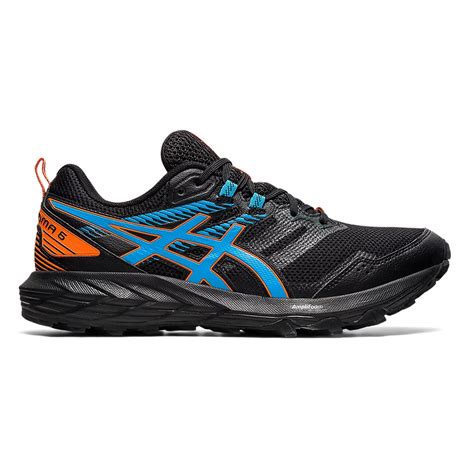 Asics Gel Sonoma 6 Mens Trail Running Shoes Blackdigital Aqua Mike