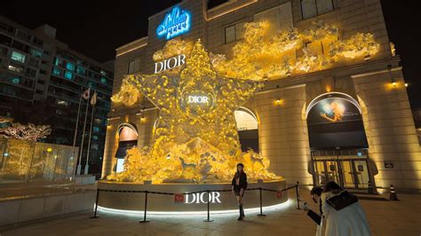 4K Seoul Walk Gangnam Galleria Luxury Store Apgujeong Rodeo Street