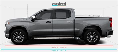 Dimensions Chevrolet Silverado 2018 Present Vs Chevrolet Caprice 1976