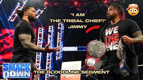 Jimmy Uso I Am The Tribal Chief The Bloodline Full Segment WWE