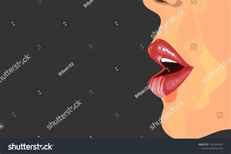 Face Side Open Mouth Vector Stock Vector (Royalty Free) 1987634267 ...