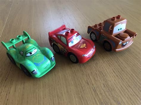 LEGO DUPLO DISNEY Cars - Lightning McQueen, Mater, Green Racing Car £1. ...