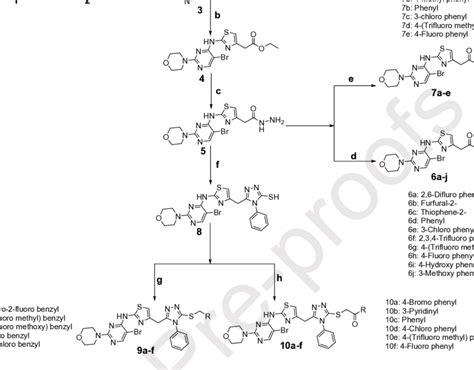 Scheme Synthetic Pathway For The Preparation Of Bromo Pyrimidine