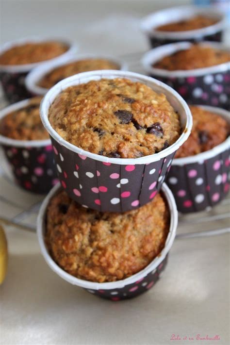 Muffin Bananes Flocons Davoine Sans Beurre Recette De Lolo Et Sa