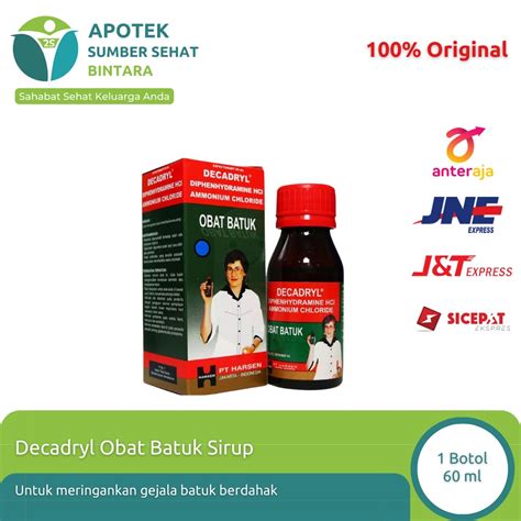 Jual Decadryl Obat Batuk Sirup Ml Shopee Indonesia