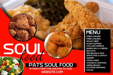 Soul Food Template Postermywall