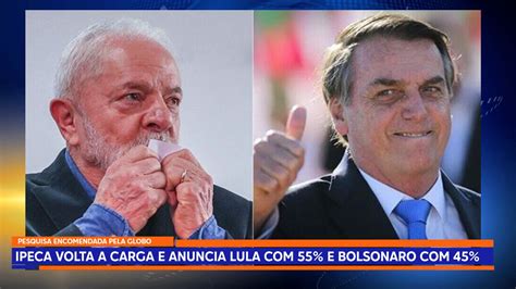 GLOBO ENCOMENDA E IPEC EX IBOPE VOLTA A CARGA NOVA PESQUISA LULA