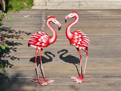 Amazon Teresa S Collections Garden Decor Pink Flamingo For Outside