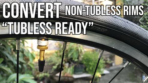 Convert Non Tubeless Rims To Tubeless Ready Gawin Tubeless Ang Non