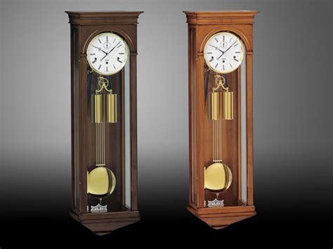 Wall Clock With Wooden Case Kieninger Luxury Furniture Mr