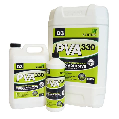 D3 Water Resistant Pva Wood Adhesive Interfix