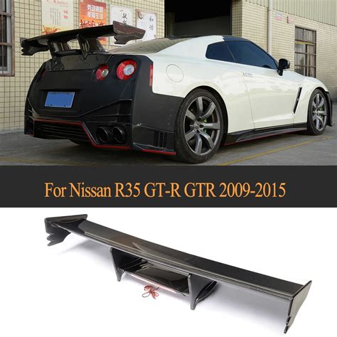 Carbon Fiber Auto Racing Rear Wing Spoiler Tail Trunk Lid Boot Lip Wing