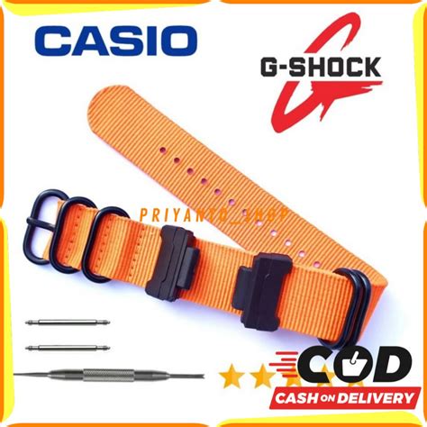 Jual Tali Strap Jam Tangan CANVAS Kanvas Nylon Casio G Shock GA 100 GA