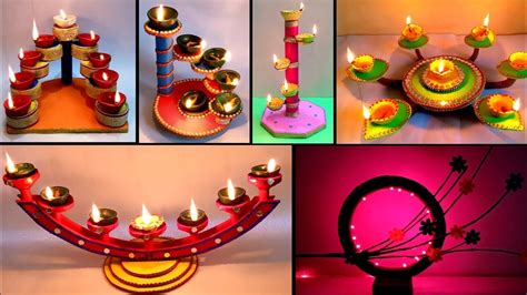 6 Easy Diya Stand From Cardboard Best Out Of Waste Diwali