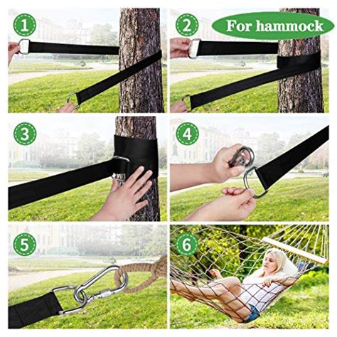 Tree Swing Hanging Straps Kit Ft Mtzrfll Heavy Duty Hammock Straps