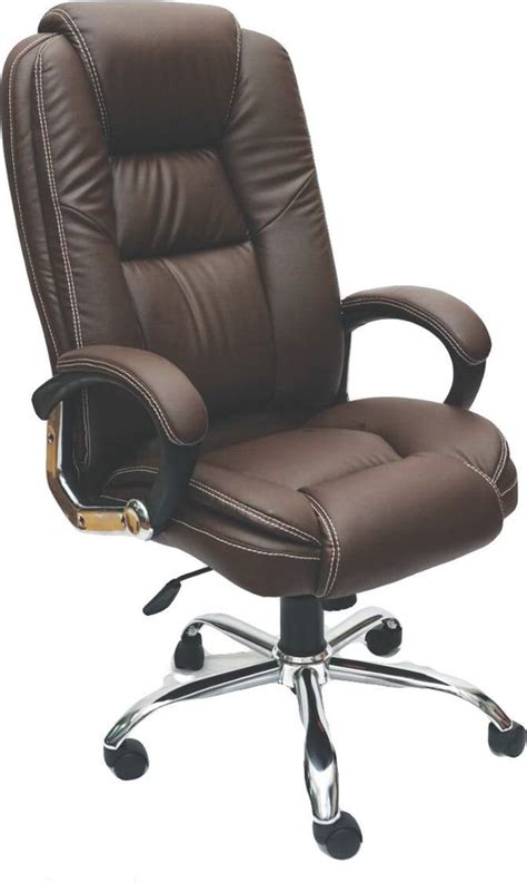 Brown Rexine High Back Executive Office Chairs At Rs In Indore