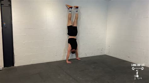 Wall Facing Handstand Hold Staggered Stance Youtube