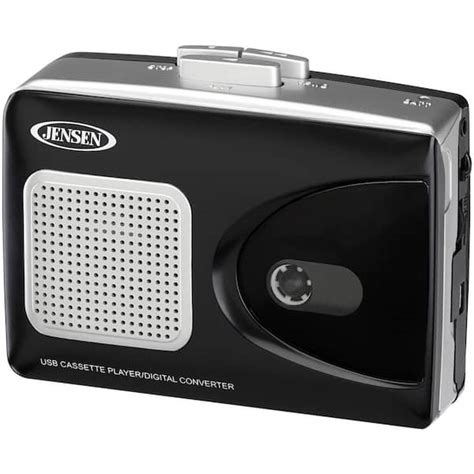 JENSEN Stereo USB Cassette Player With Volume Control And Encoding To