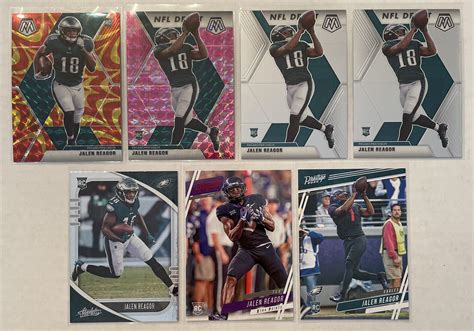 Panini Jalen Reagor Rookie Mosaic Gold Reactive Pink Camo