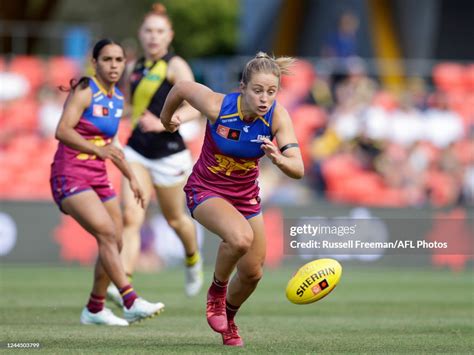 Isabel Dawes Of The Lions In Action During The 2022 S7 Aflw First News Photo Getty Images