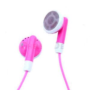 NEW PINK EARPHONES FOR IPOD NANO VIDEO MINI SHUFFLE UK