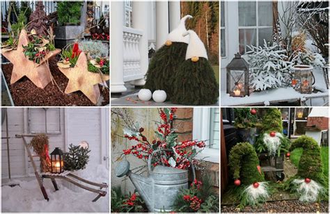 Märchenhafte Weihnachtsdeko für Garten Balkon 30 tolle Ideen