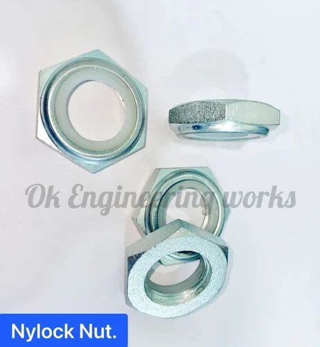 Mild Steel Hex Nylock Nut Nominal Nut Diameter M20 20 Mm At Rs 26