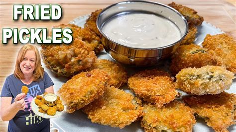 Crispy Crunchy Fried Pickle Chips Perfect Appetizer Youtube