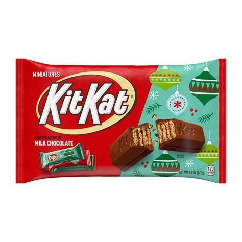 Kit Kat Miniatures Milk Chocolate Wafer Christmas Candy Shop Candy At