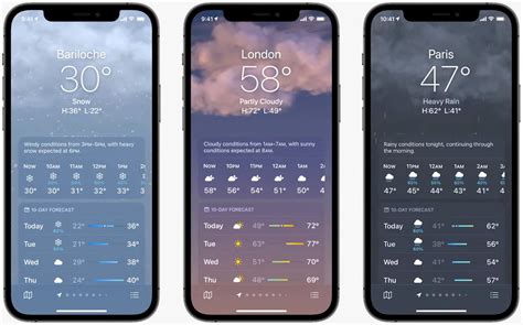 Ios Updates The Weather App With Robust Information New Graphics