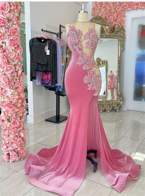 Pin By Jenelle Brathwaite On Dresses In 2024 Prom Girl Dresses Pink Prom Dresses Gorgeous