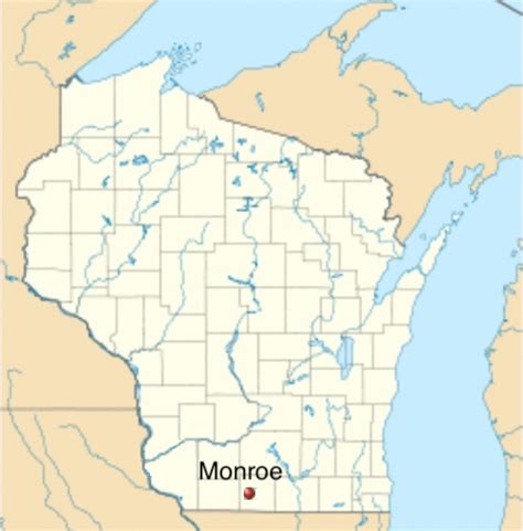 Wisconsin Facts | Notable Places | Monroe, Wisconsin