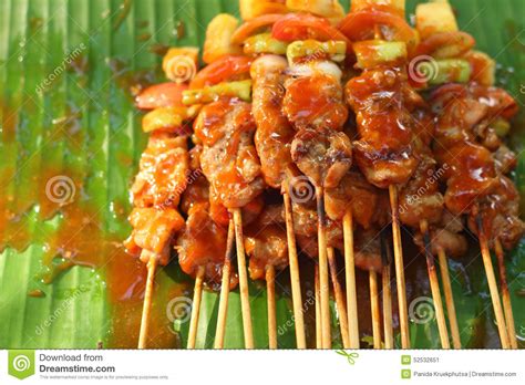 Bar-B-Q or BBQ Grill of Meat Stock Image - Image of outside, yummy ...