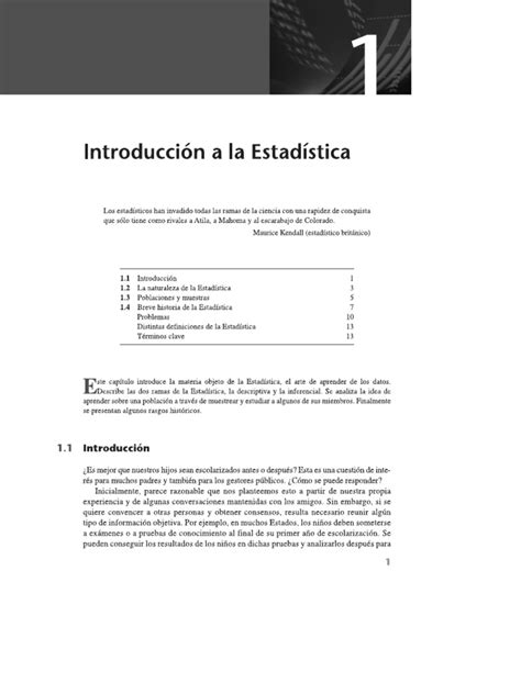 Introducción A La Estadistica Pdf