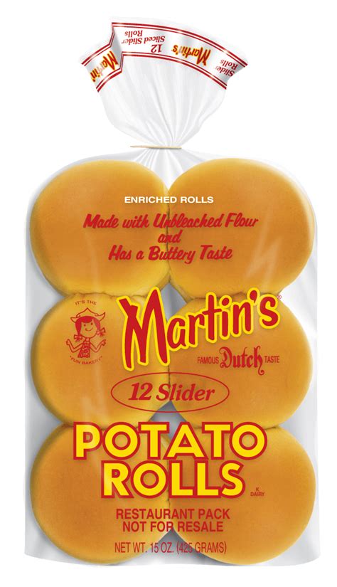 Slider Potato Rolls Martin S Food Service Site