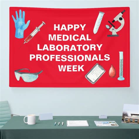 Medical Laboratory Professionals Lab Week Banner Zazzle Medical Laboratory Lab Week Laboratory