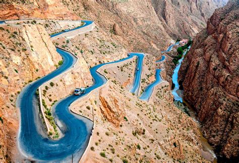 Dades Gorge Stunning Winding Roads In The Atlas Mountains Morocco