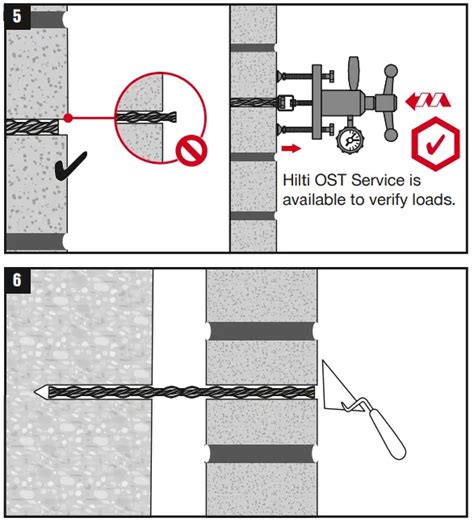 Hilti Heli Brick Helical Bar Installation Guide