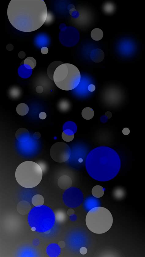 Blue Dots Black Bubble Colors HD Phone Wallpaper Peakpx