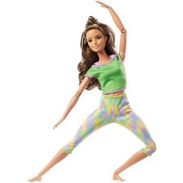 Barbie Made To Move Doll With Flexible Joints Long Wavy Brunette