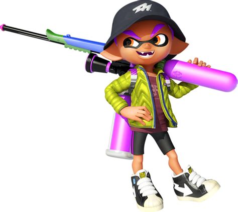 File S Purple Inkling Boy With Splatterscope Png Inkipedia The