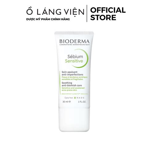 Kem Dưỡng Ẩm Dành Cho Da Mụn Nhạy Cảm Bioderma Sebium Sensitive 30ml