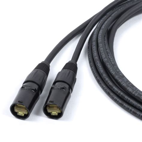 Shielded Cat A Cat E Network Lead Van Damme Screened Cable Behringer