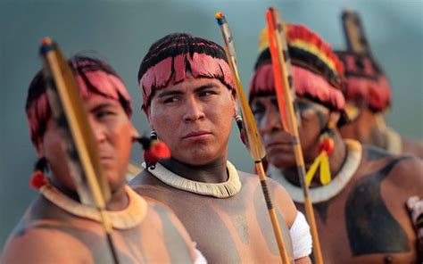 Brazils Yawalapiti Tribe Take Part In A Ritual To Honour The Dead