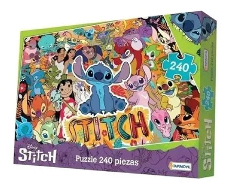 Rompecabezas Puzzle Piezas Stitch Tapimovil Mercadolibre