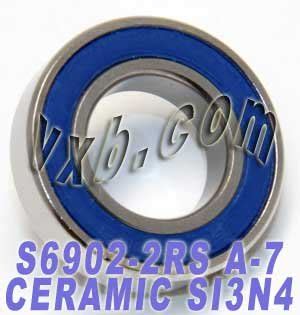 S Rs Bearing X X Si N Ceramic Stainless Steel Sealed Abec