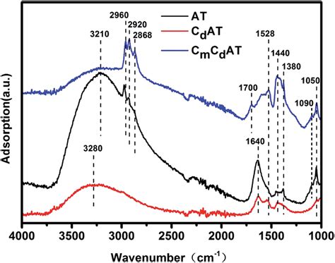 Atr Ftir Spectra Of The As Prepared Samples Download Scientific Diagram