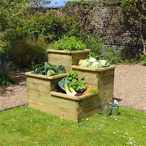 Zest 4 Tier Raised Bed British Garden Centres